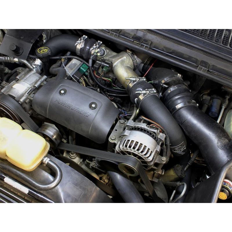 aFe Bladerunner Intercoolers I/C Tube 3in Hot/Cold Ford F-250/F-350 99-03 V8-7.3L - Black-SR1 Performance