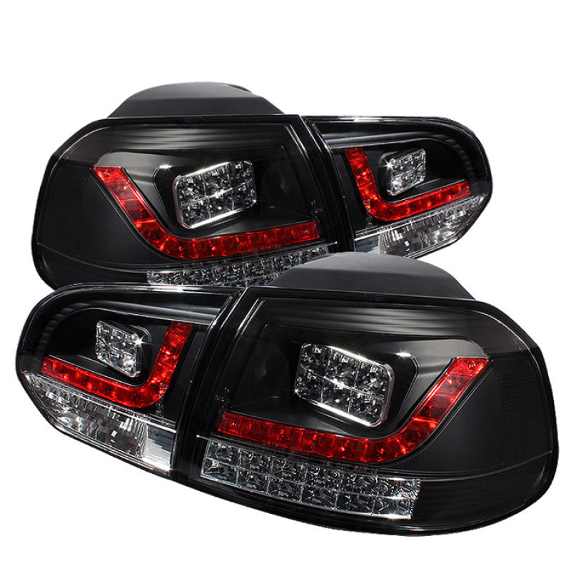 Spyder Volkswagen Golf/GTI 10-13 LED Tail Lights Black ALT-YD-VG10-LED-BK-SR1 Performance
