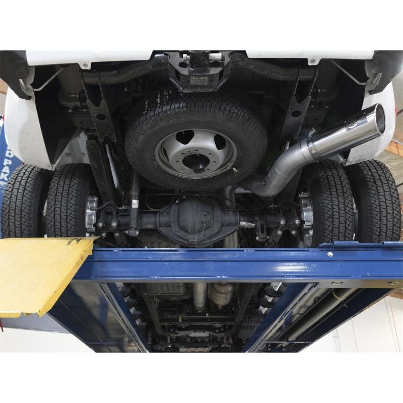 aFe LARGE BORE HD 5in 409-SS DPF-Back Exhaust w/Polished Tip 2017 GM Duramax V8-6.6L (td) L5P-SR1 Performance