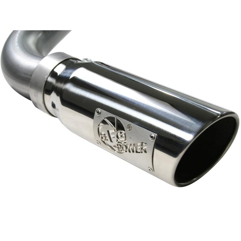 aFe MACHForce XP Exhaust SS-409 Cat-Back w/ 304SS Polished Tip 04-07 GM Trucks 1500 V6/V8-SR1 Performance