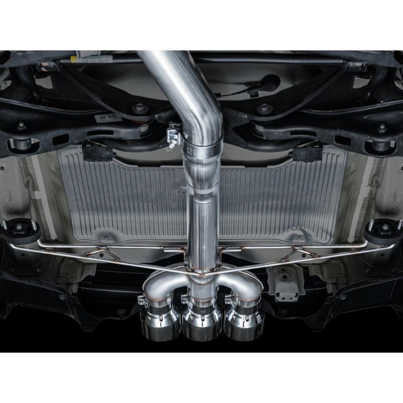 AWE Tuning 2024 Acura Integra Type S DE5 FWD Track Edition Exhaust w/ Triple Chrome Silver Tips-SR1 Performance
