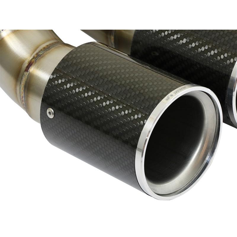 aFe Power 13-14 Porsche Cayman S / Boxster S Carbon Fiber Exhaust Tip Upgrade-SR1 Performance