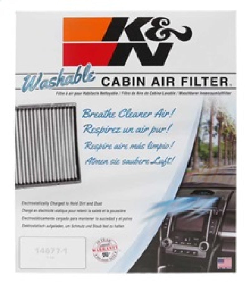 K&N 2018 Jeep Wrangler JL 2.0L/3.6L Cabin Air Filter - 2 Per Box-SR1 Performance