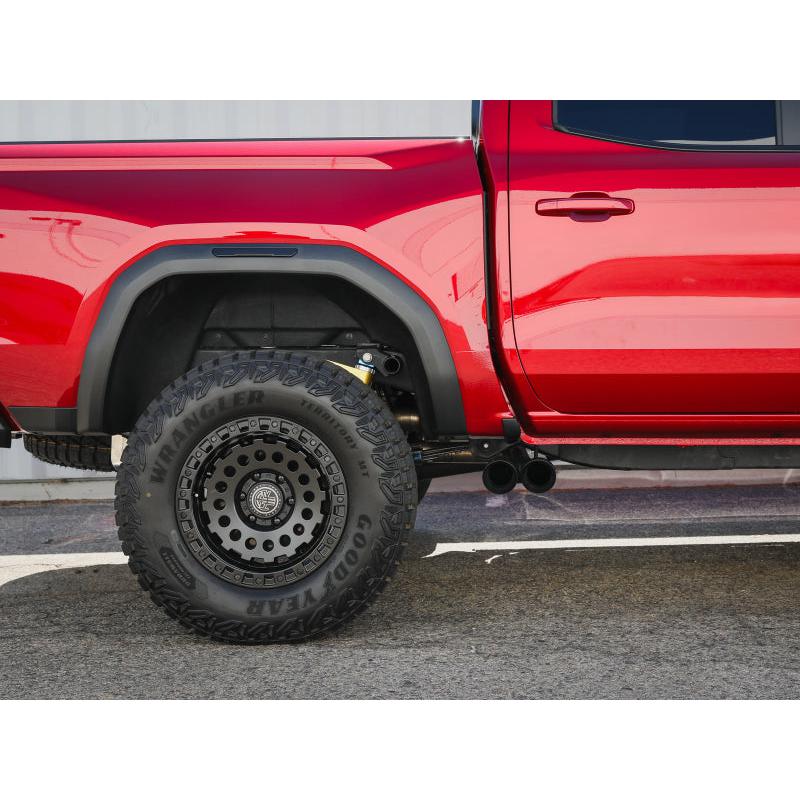 AFE 23-24 L4 GM Colorado/Canyon Rebel Series 3 IN 304 Stainless Steel Cat-Back System w/Black Tip-SR1 Performance