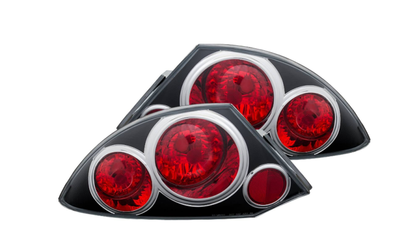 ANZO 2000-2005 Mitsubishi Eclipse Taillights Black-SR1 Performance