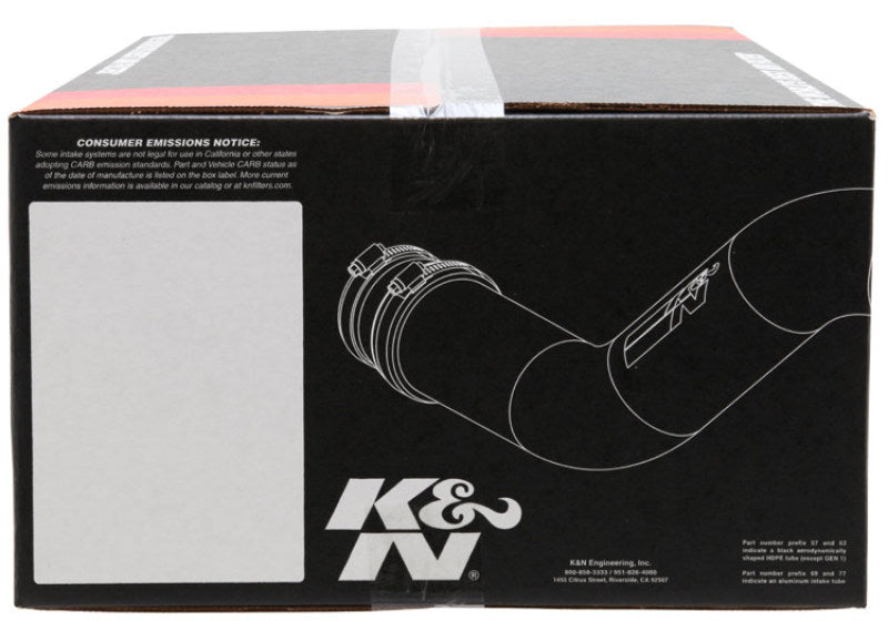 K&N 19-20 Chevrolet Silverado V6-4.3L Aircharger Performance Intake Kit-SR1 Performance