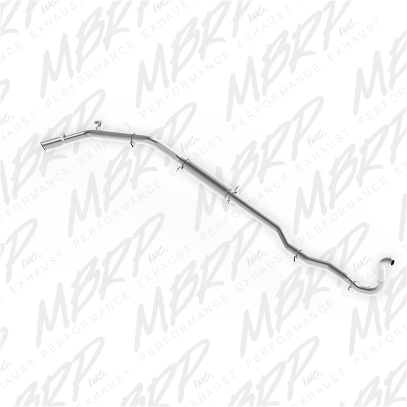 MBRP 88-93 Dodge 2500/3500 Cummins 4WD ONLY Turbo Back Single Side Exit T409 Exhaust System-SR1 Performance
