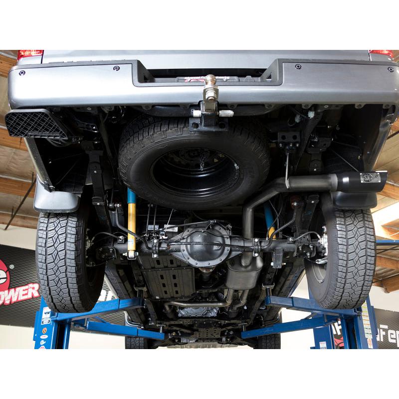 aFe MACHForce XP 2.5in Cat-Back Exhaust System w/ Black Tip Nissan Frontier 17-19 V8-5.6L-SR1 Performance