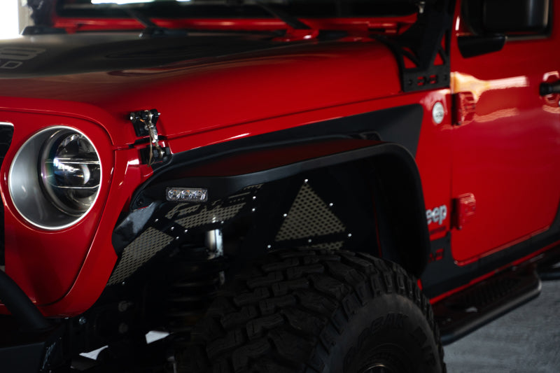 DV8 Offroad Jeep Gladiator JT Slim Fender Flares (2020-2023) – Aggressive Off-Road Style with Steel Construction