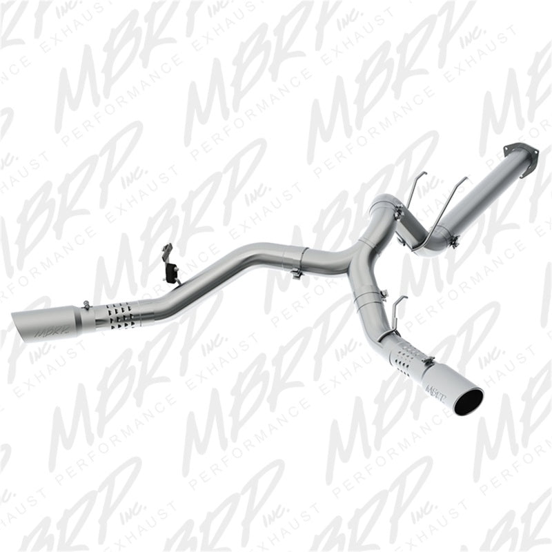 MBRP 17-19 Ford F-250/350/450 6.7L 4in Filter Back Cool Duals T409 Exhaust System-SR1 Performance