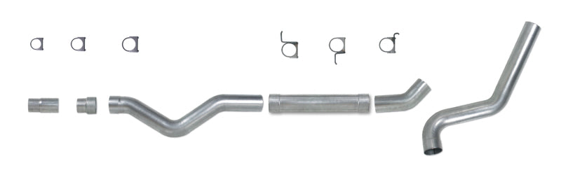 Diamond Eye KIT 5in CB MFLR RPLCMENT PIPE SGL AL: 2006-2007.5 CHEVY 6.6L 2500/3500-SR1 Performance