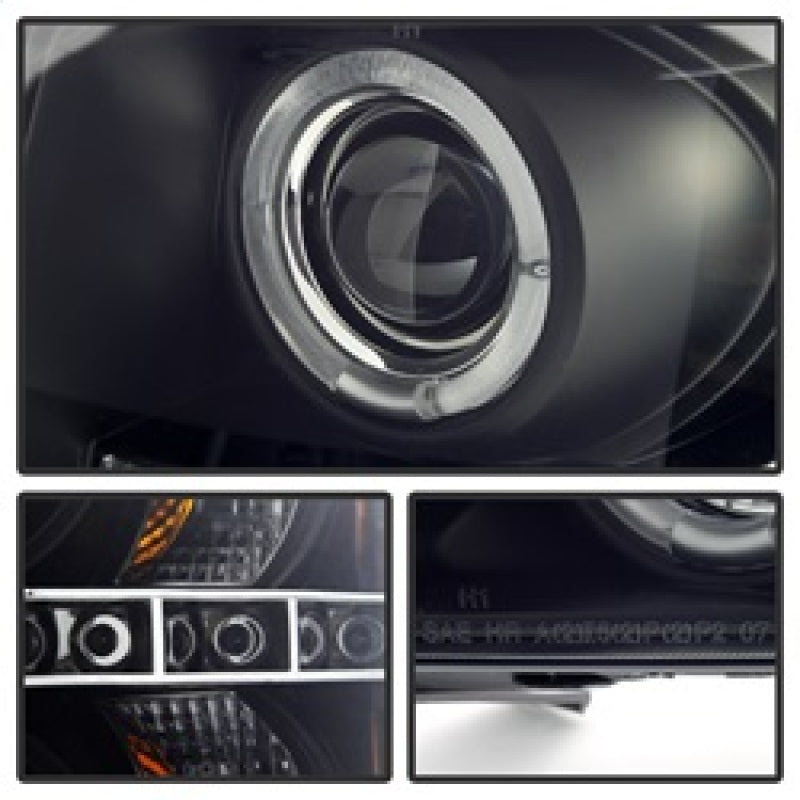 Spyder Chevy Silverado 1500/2500 07-13 Projector Headlights LED Halo LED Blk Smke PRO-YD-CS07-HL-BSM-SR1 Performance