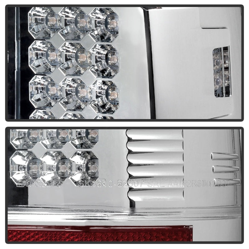 Spyder Ford Super Duty 08-15 LED Tail Lights Chrome ALT-YD-FS07-LED-C-SR1 Performance