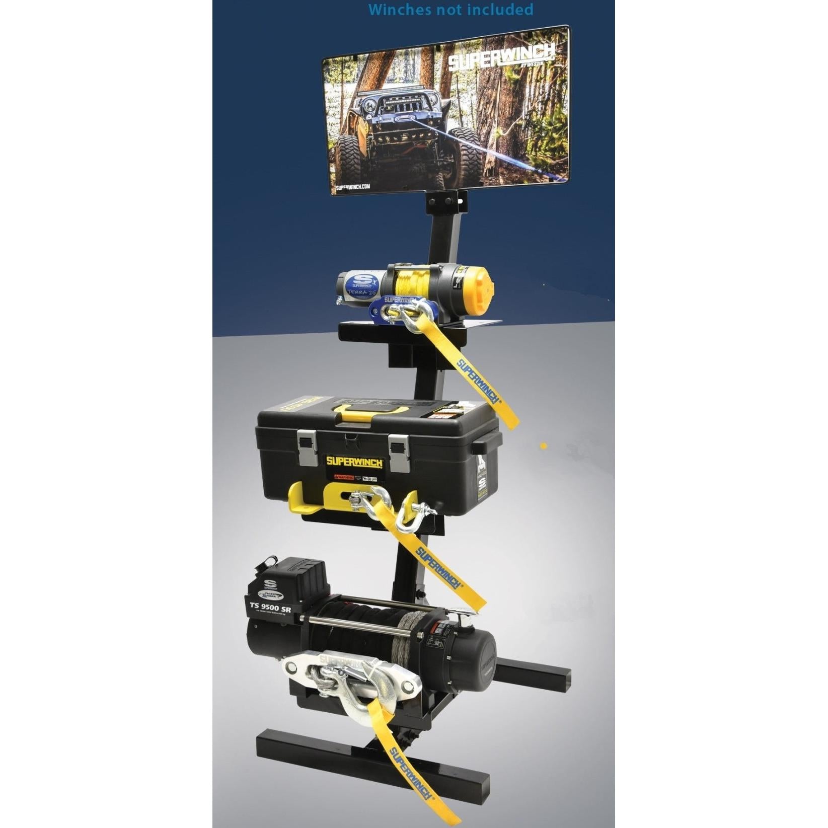 Superwinch MD 3 Winch Display Stand w/Header Card (Winches not included)-SR1 Performance