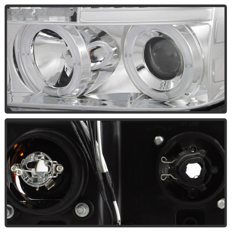 Spyder Toyota Tundra 07-13 Projector Headlights LED Halo LED Chrm PRO-YD-TTU07-HL-C-SR1 Performance
