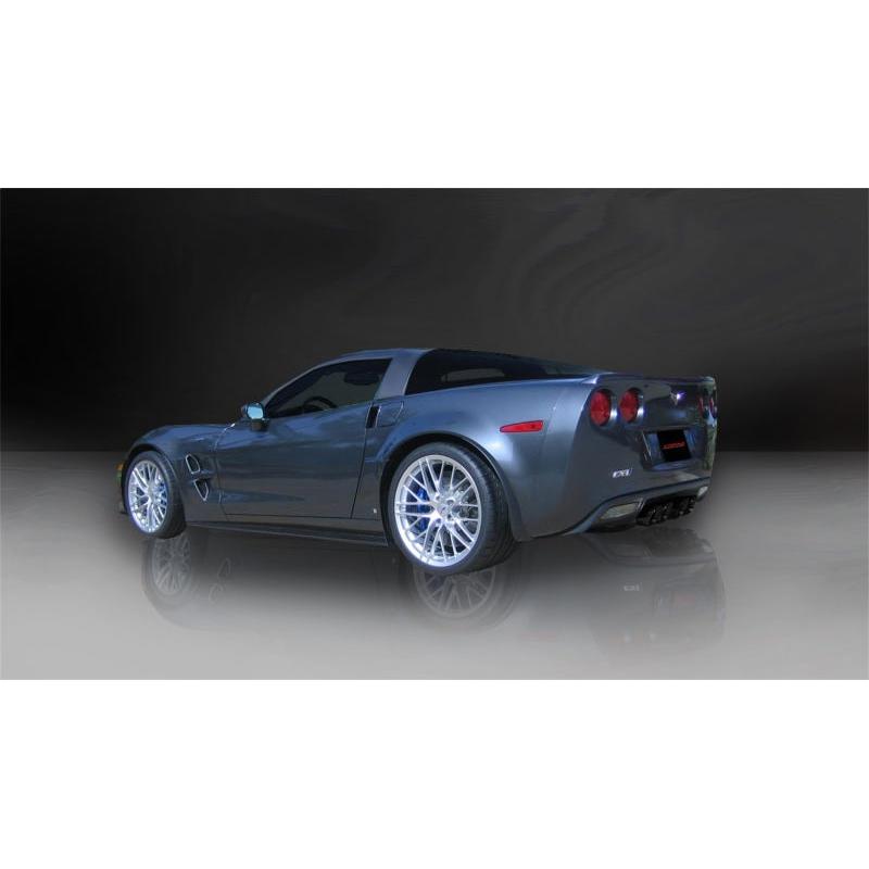 Corsa 2012-2013 Chevrolet Corvette C6 Z06 7.0L V8 Black Sport Cat-Back Exhaust-SR1 Performance