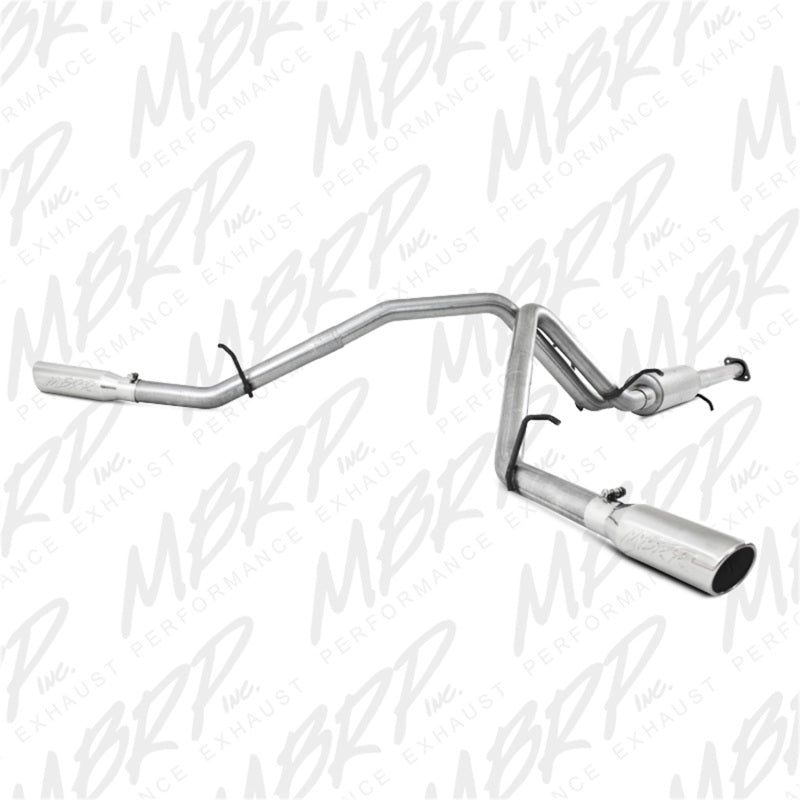 MBRP 2007-2008 Chev/GMC 1500 (Next Gen.) CC EC (excl. 8 bed) 4.8/5.3L/6.0L Cat Back Dual Split-SR1 Performance