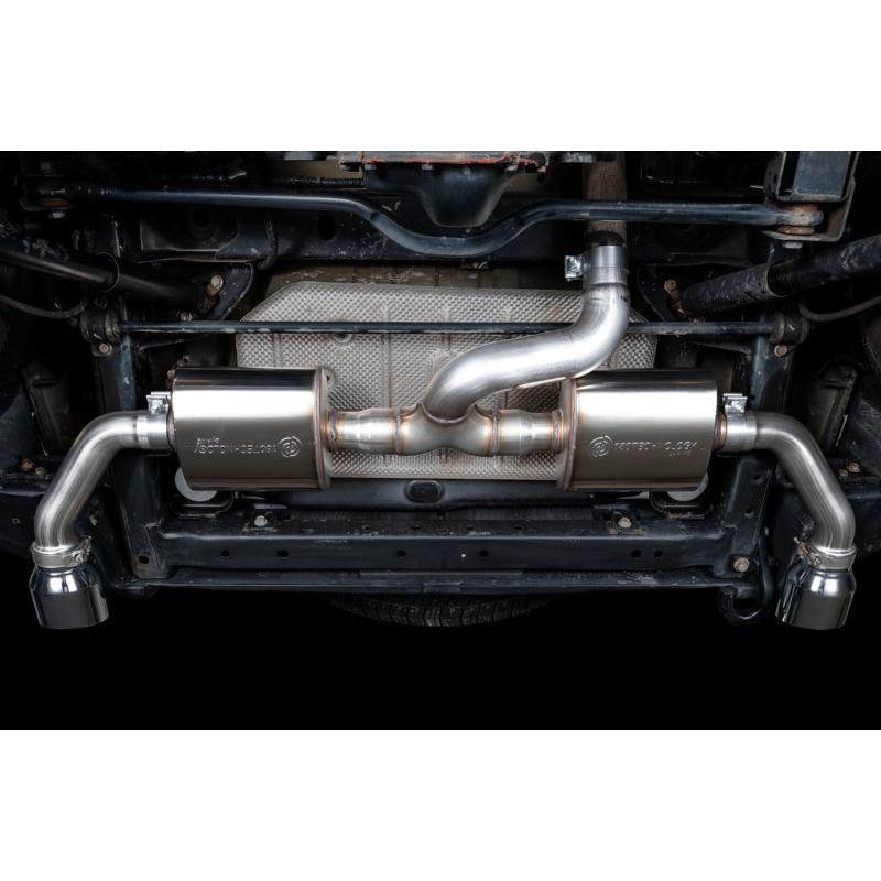 AWE Tuning 07-18 Jeep Wrangler JK/JKU 3.6L Tread Edition Axle-Back Dual Exhaust - Chrome Silver Tips-SR1 Performance