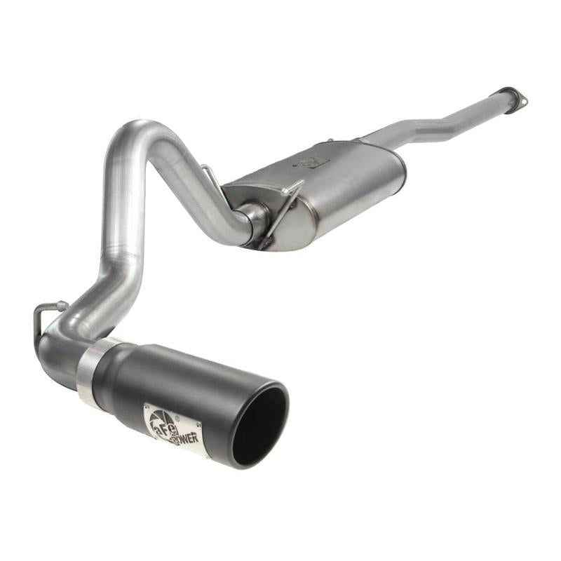 aFe MACHForce XP Exhausts Cat-Back SS-409 EXH CB Toyota Tacoma 05-13 V6-4.0L (Blk Tip)-SR1 Performance