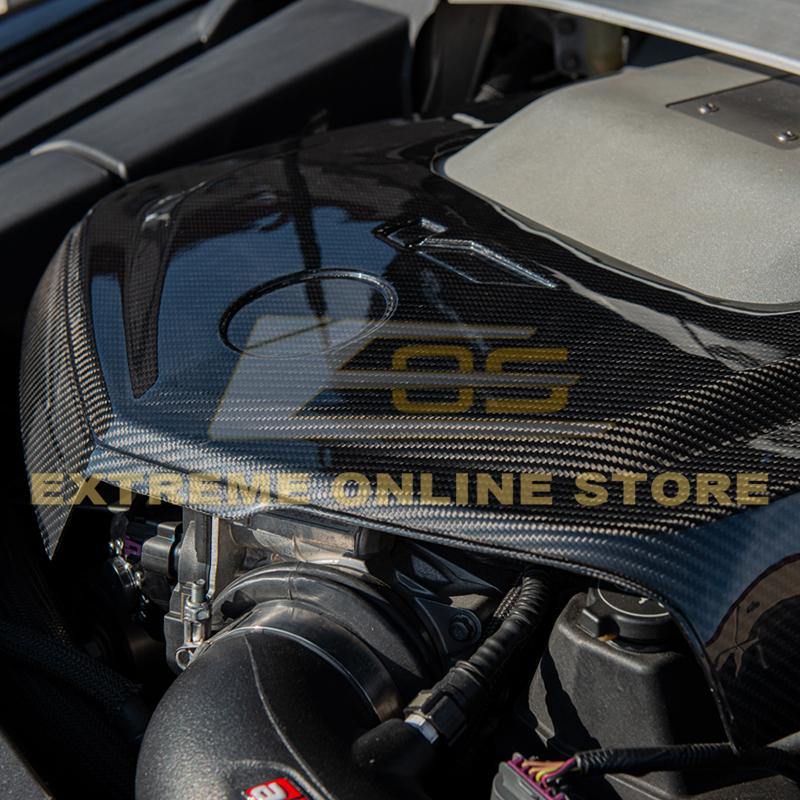 2009-15 Cadillac CTS-V Carbon Fiber Front Engine Cover - Extreme Online Store
