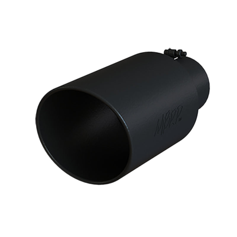 MBRP Universal Tip 8in OD Rolled End 5in Inlet 18in Length T304 - Black-SR1 Performance