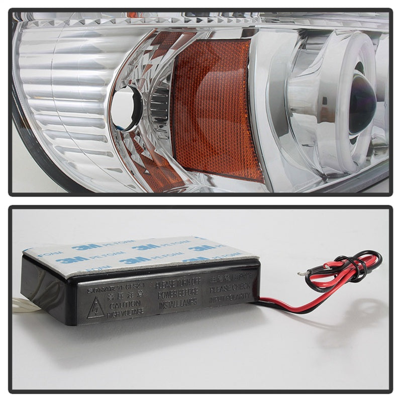 Spyder Ford Explorer 95-01 1PC Projector Headlights LED Halo Chrm PRO-YD-FEXP95-HL-1PC-C-SR1 Performance