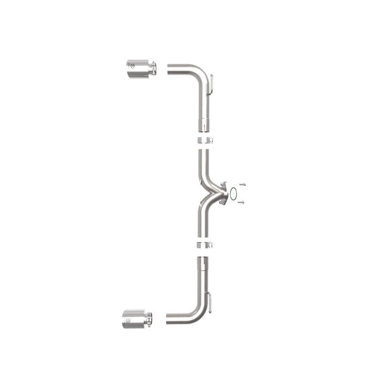 aFe Takeda 2-1/2in 304 SS Axle-Back Exhaust w/ Polished Tips 14-18 Mazda 3 L4 2.0L/2.5L-SR1 Performance