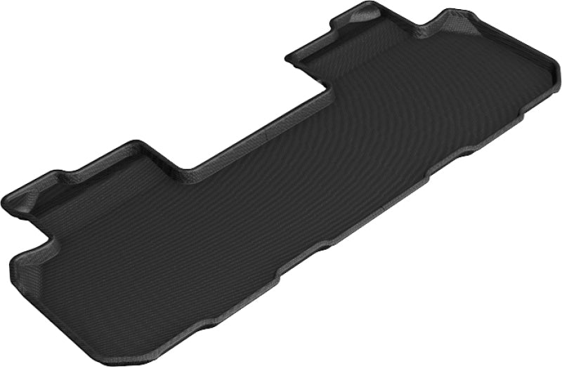 3D MAXpider 2018-2020 Chevrolet/Buick Traverse/Enclave Kagu 2nd Row Floormats - Black-SR1 Performance