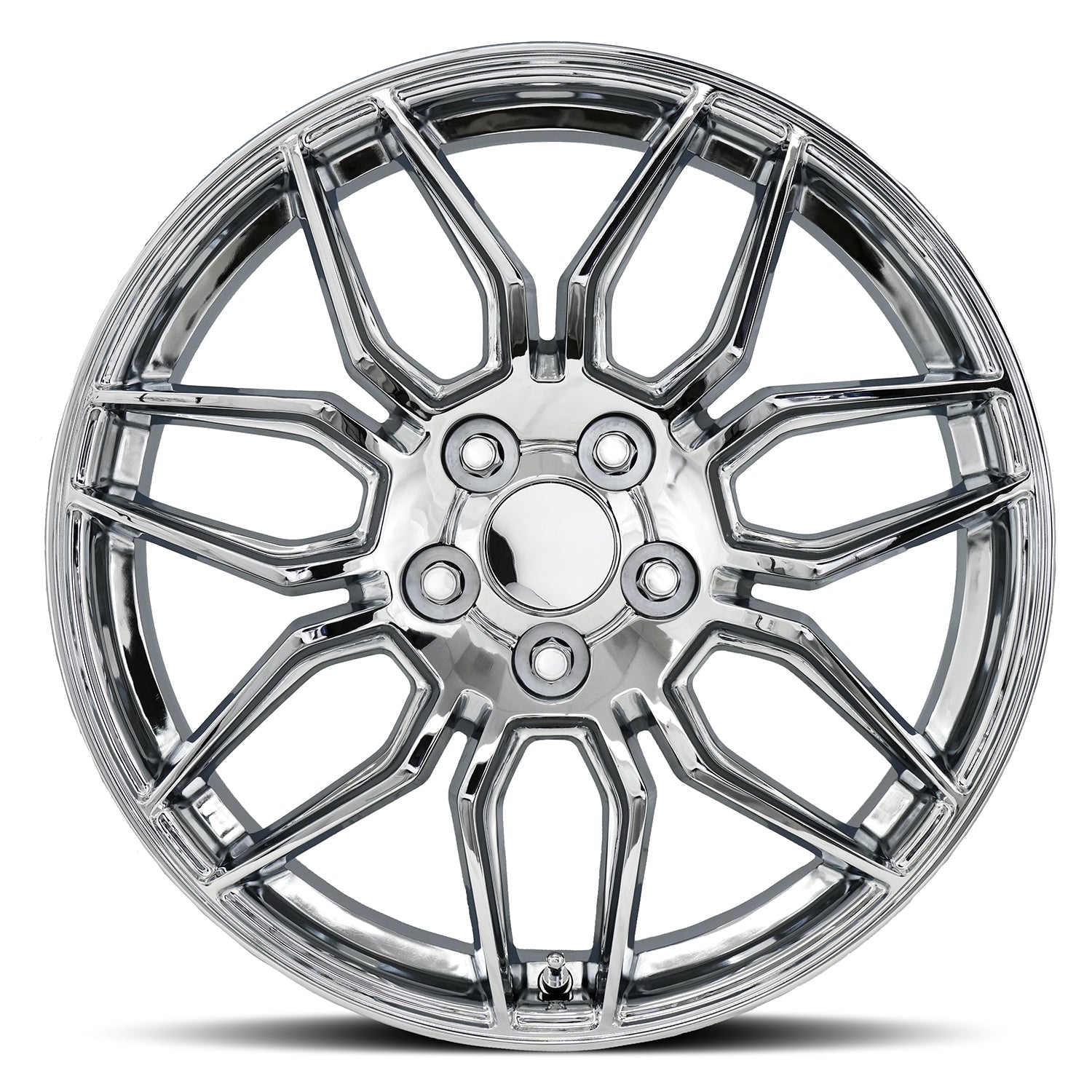FR 401 – C8 ZO6 CORVETTE REPLICA WHEELS-Chrome 19x8.5 5x4.75 + 56 HB 70.3
