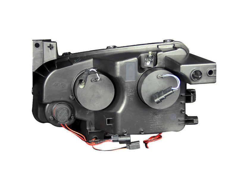 ANZO 2006-2010 Dodge Charger Projector Headlights w/ Halo Chrome-SR1 Performance