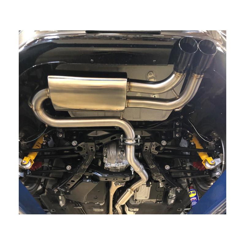 aFe Takeda 2-1/2in SS-304 Cat-Back Exhausts w/ Black Tip 16-19 Mazda MX-5 Miata ND 2.0T-SR1 Performance