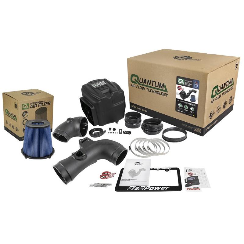 aFe Quantum Pro 5R Cold Air Intake System 11-16 GM/Chevy Duramax V8-6.6L LML - Oiled-SR1 Performance