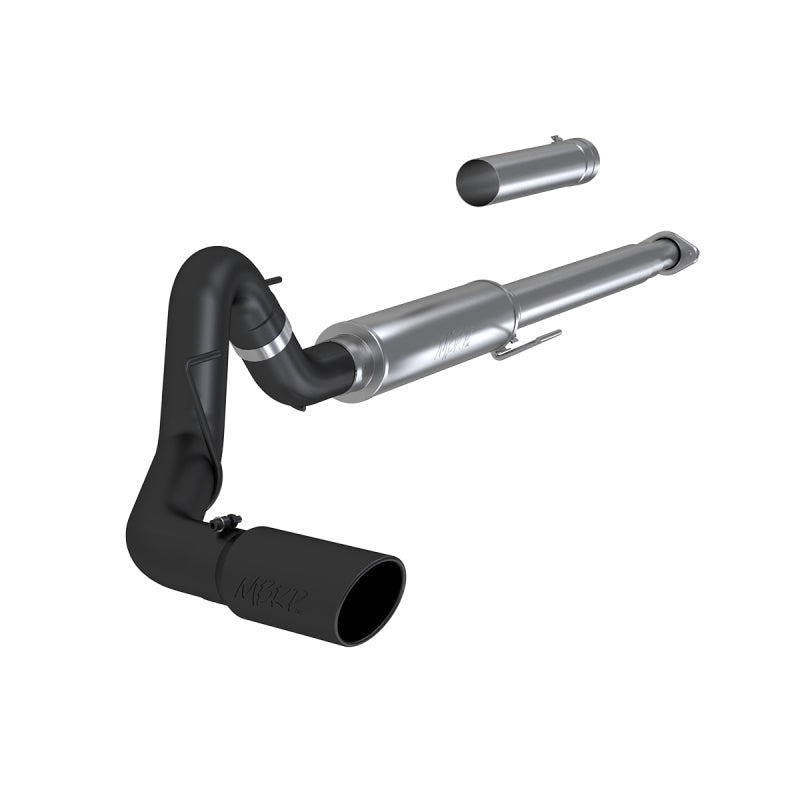 MBRP 2015 Ford F-150 2.7L / 3.5L EcoBoost 4in Cat Back Single Side Black Exhaust System-SR1 Performance