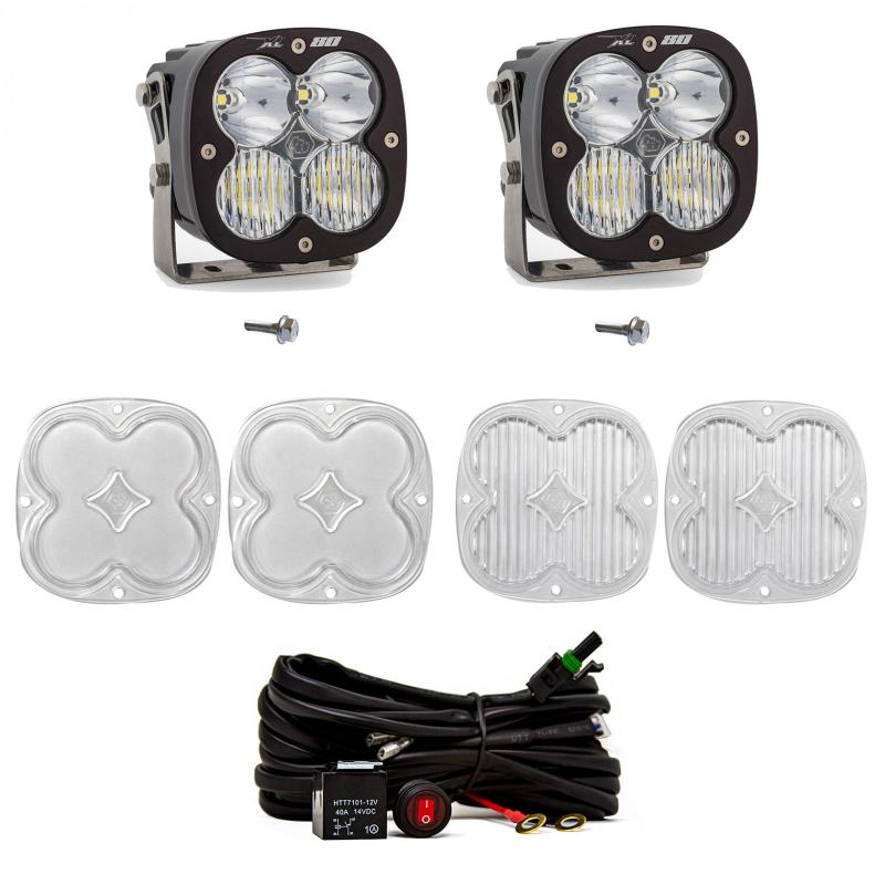 Baja Designs 2021+ Ford Bronco A Piller Light Kit XL80 D/C-SR1 Performance