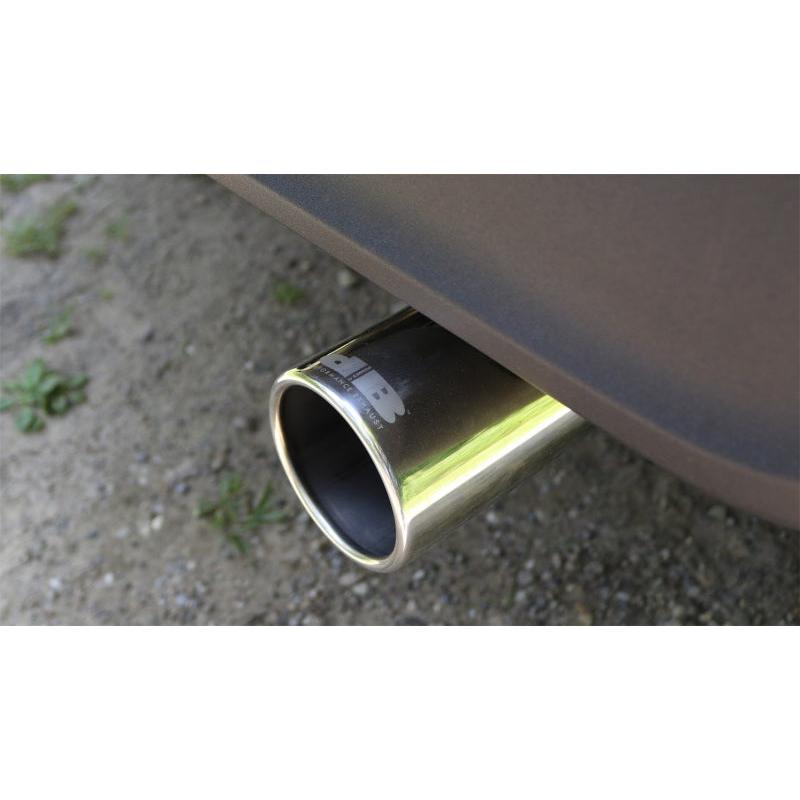 Corsa 2018-2024 Jeep Wrangler JL 2.5in Dual Rear Exit Polished Tips Touring Axle-Back Exhaust-SR1 Performance