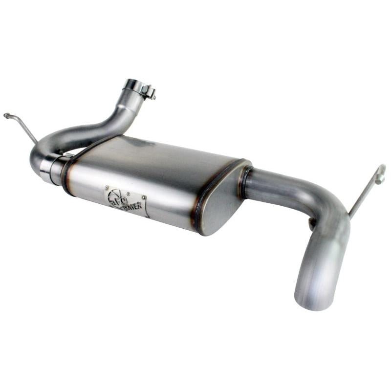 aFe MACHForce XP 07-17 Jeep Wrangler V6-3.6/3.8L 409 SS 2.5in Axle-Back Exhaust-SR1 Performance