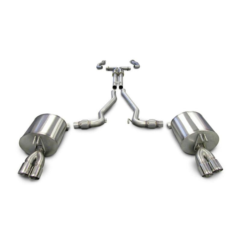 Corsa 2008-2009 Pontiac G8 GXP 6.0L V8 Polished Sport Cat-Back + XO Exhaust-SR1 Performance