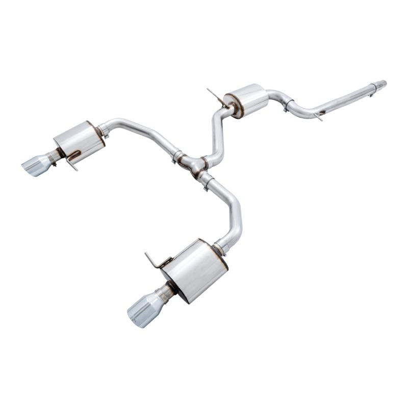 AWE Tuning 18-21 Volkswagen Jetta GLI Mk7 Touring Exhaust - Chrome Silver Tips (Fits High-Flow DP)-SR1 Performance