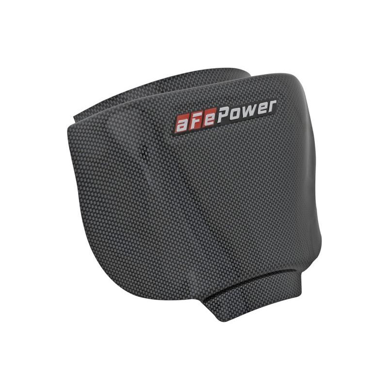 aFe MagnumFORCE Intake Rain Shield 15-16 Dodge Challenger SRT Hellcat 6.2L V8 (sc) - Carbon Finish-SR1 Performance