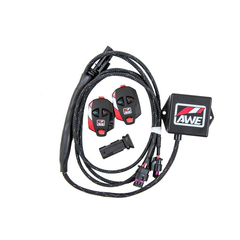 AWE Tuning Ford Focus RS SwitchPath Cat-back Exhaust - Diamond Black Tips-SR1 Performance