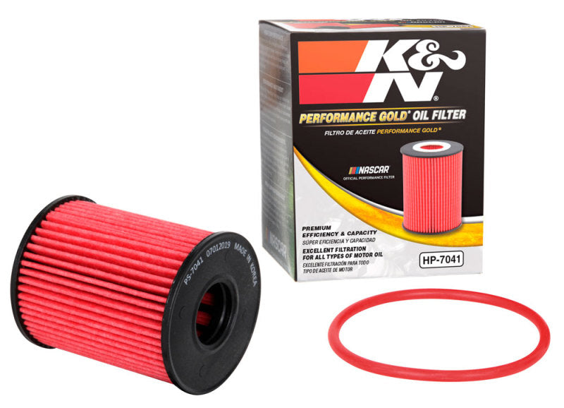 K&N Performance Oil Filter - 14-18 Fiat 500L 1.4L L4 Gas-SR1 Performance