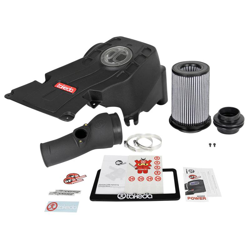 aFe Takeda Momentum Pro Dry S Cold Air Intake System 2018 Honda Accord I4 1.5L (t)-SR1 Performance