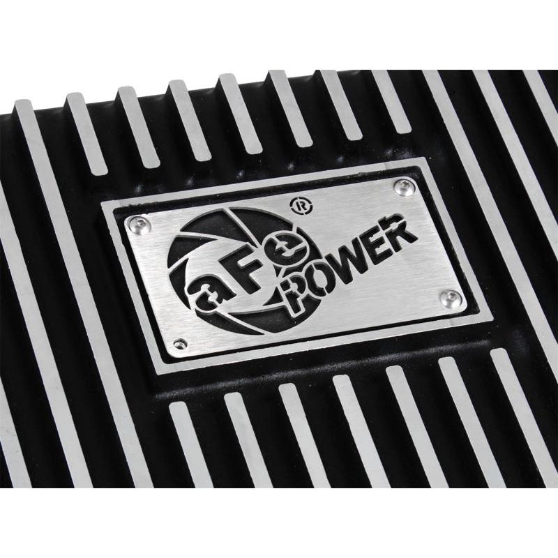 afe Transmission Pan (Black); Ford Trucks 94-08 AODE-SR1 Performance