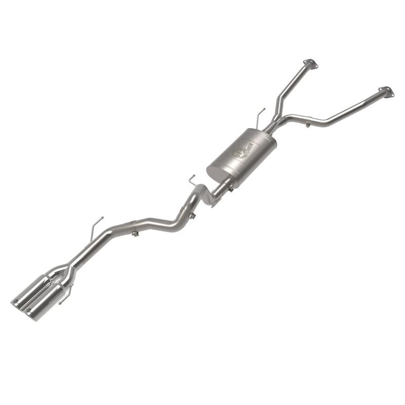 aFe 23-24 Toyota Sequoia V6 3.4L Vulcan Series 2-1/2in to 3in 304 SS Cat-Back Exhaust w/Polished Tip-SR1 Performance
