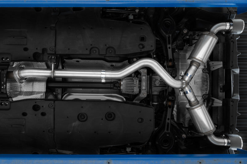 MBRP 2023 Toyota Corolla GR 1.6L T304 SS 3in Cat-Back Dual Split Rear w/ Carbon Fiber Tips-SR1 Performance