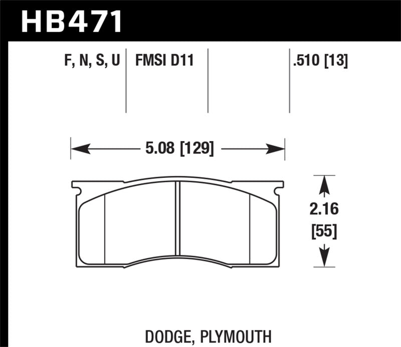 Hawk HPS Street Brake Pads-SR1 Performance