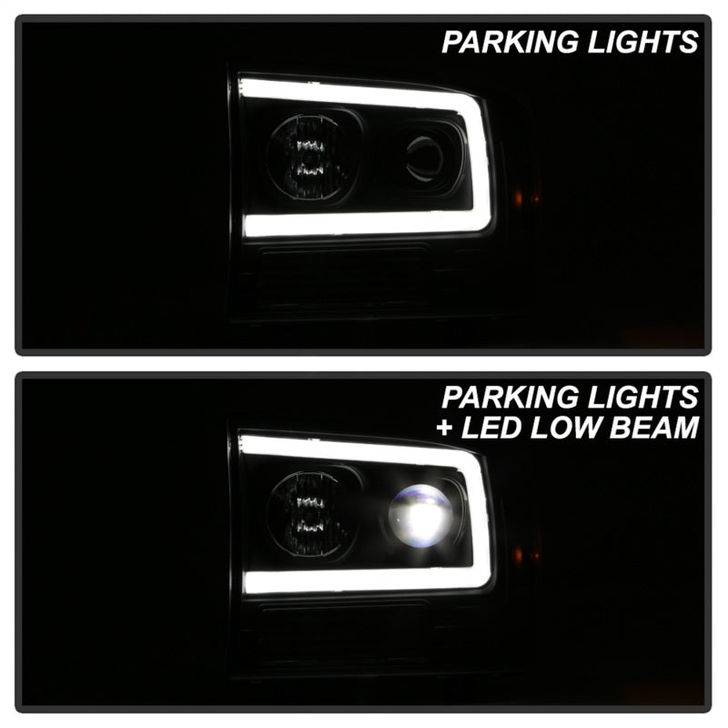 Spyder Ford F-250 99-04/Excursion 00-04 1 Piece LED Headlights - Black PRO-YD-FF25099V2PL-BK-SR1 Performance