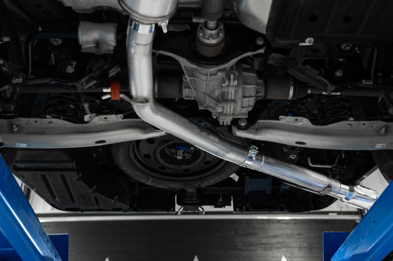MBRP 2022+ Ford Maverick T304 4in OD Tip Single Side Exit 3in Cat Back Exhaust-SR1 Performance