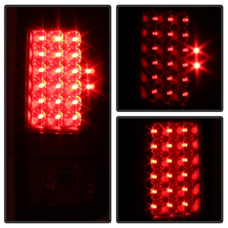 Xtune Ford F250/350/450/550 Super Duty 99-07 LED Tail Lights Black Smoke ALT-JH-FF15097-LED-BKSM-SR1 Performance