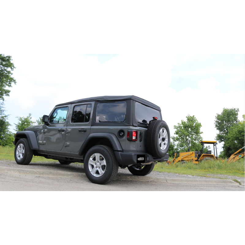 Corsa 2018-2024 Jeep Wrangler JL 2.5in Dual Rear Turn Down Exit Touring Axle-Back Exhaust-SR1 Performance
